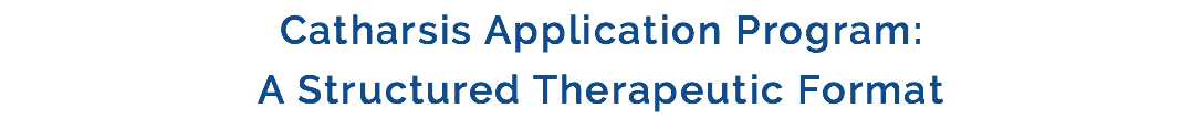 Catharsis Application Program: A Structured Therapeutic Format